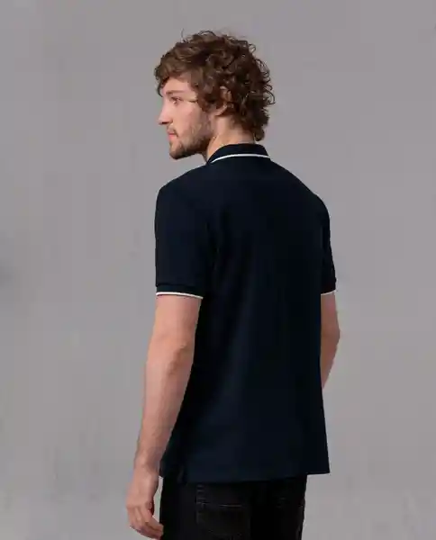 Camiseta Polo Hombre Azul Pacifico Ultraoscuro T M 82238 Rifle