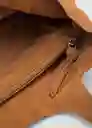 Bolso M Curry Cuero Talla 99 Mujer Mango