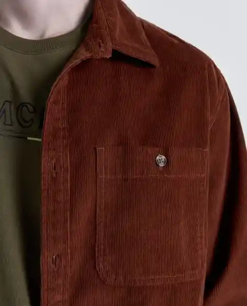 Camisa Hombre Café Talla M 819G505_CAF181140 Americanino