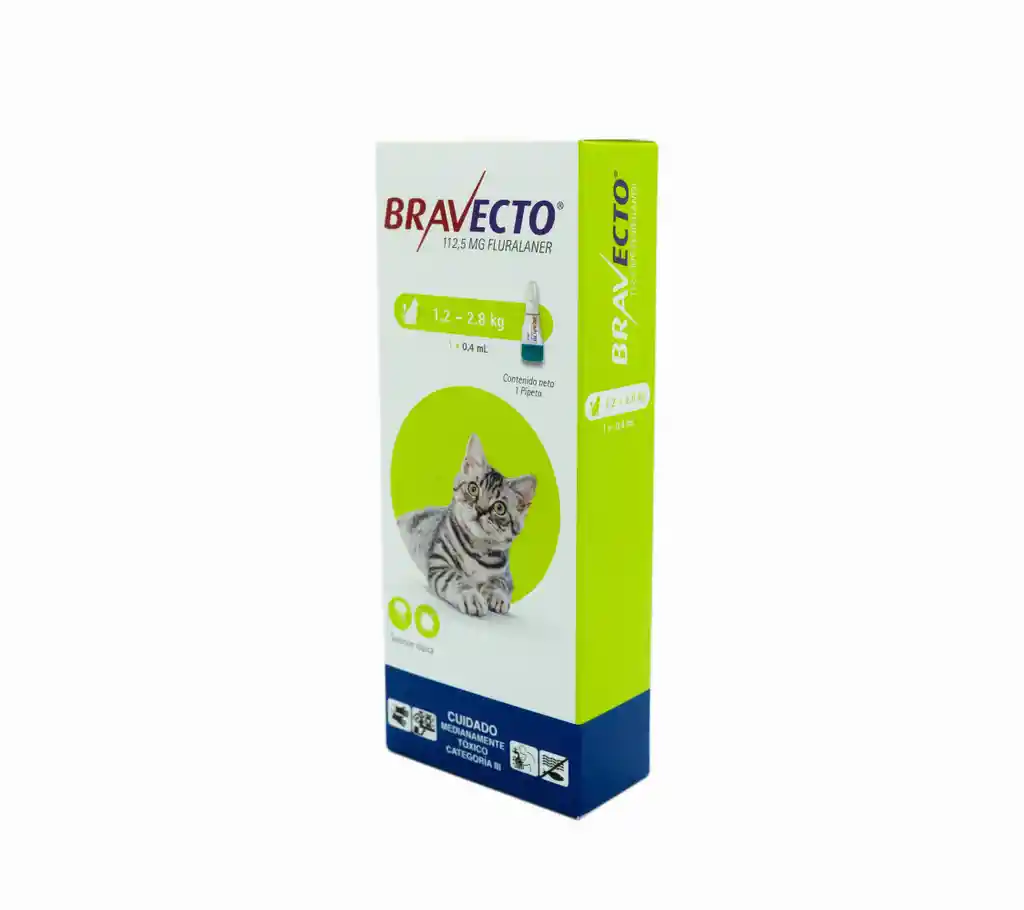 Bravecto Spot On para Gatos Pequeños 1Ampolleta (s)