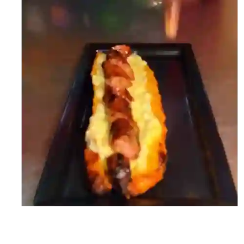 Canoa de Platano con Chorizo