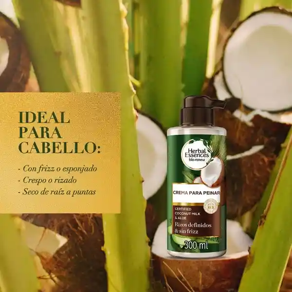 Herbal Essences Crema para Peinar con Leche de Coco