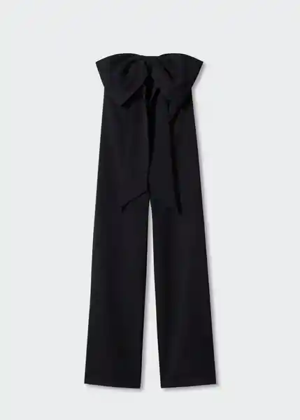 Enterizo Mono Leo-A Negro Talla L Mujer Mango