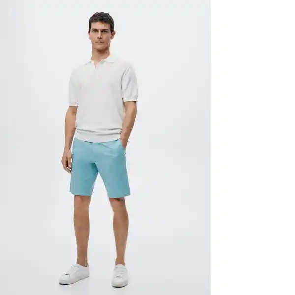 Bermudas Gracia Azul Talla 46 Hombre Mango