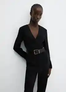 Enterizo Mono Taitai Negro Talla XS Mujer Mango