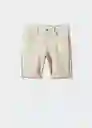 Bermuda Nepto Beige Talla 44 Hombre Mango