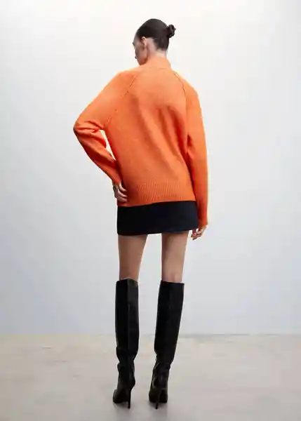 Saco Jersey Zulma Naranja Talla L Mujer Mango