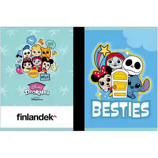 Finlandek Cuaderno Cosido Cuadriculado Multicolor 100 Hojas