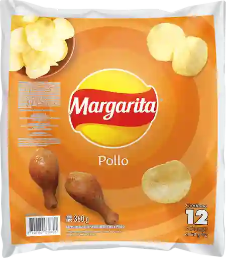 Margarita Snack Papa Pollo 25 g x 12 Und