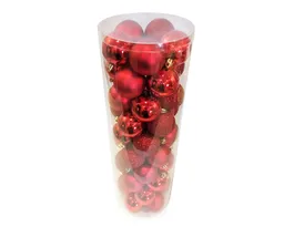 M+Design Set de Esferas Navidad Rojas 6 cm