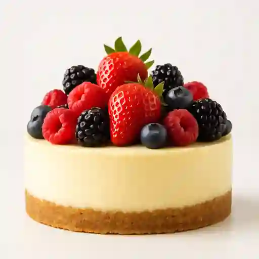 Torta de quesos con frutos rojos: