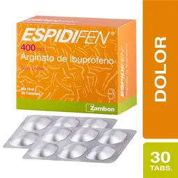 Espidifen 400 Mg 30 Tabletas