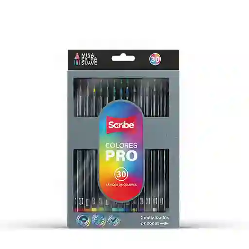 Scribe Lápiz de Color u.Pro Punta Redonda