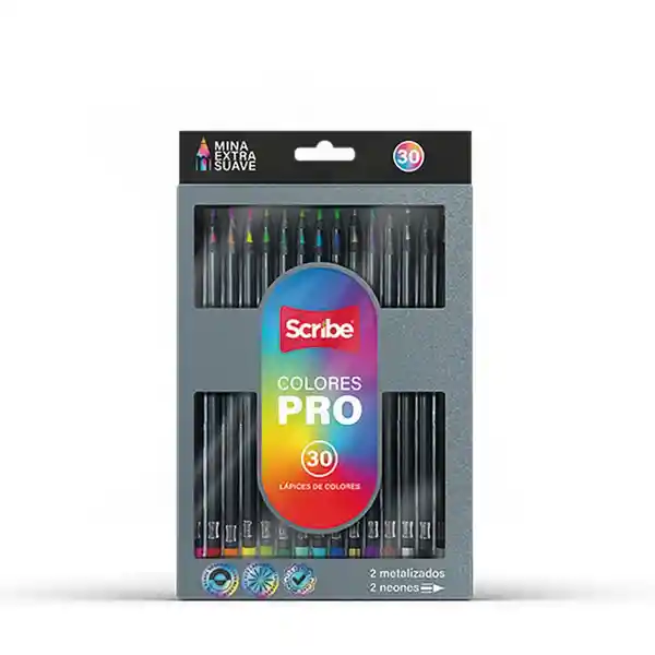 Scribe Lápiz de Color u.Pro Punta Redonda