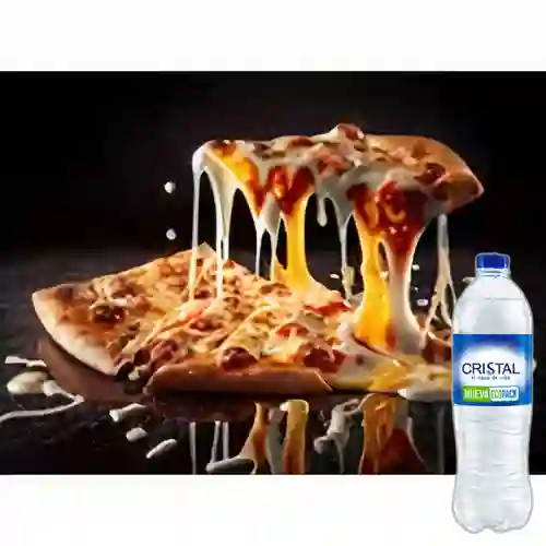 Combo Pizza Marguerita + Cristal Sin Gas 600 ml
