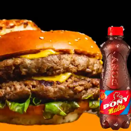 Combo Burgers Doble Carne+ Gaseosa