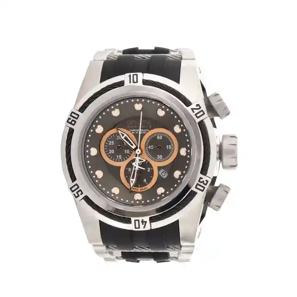 Invicta Reloj Hombre Acero Negro Gris 1972E