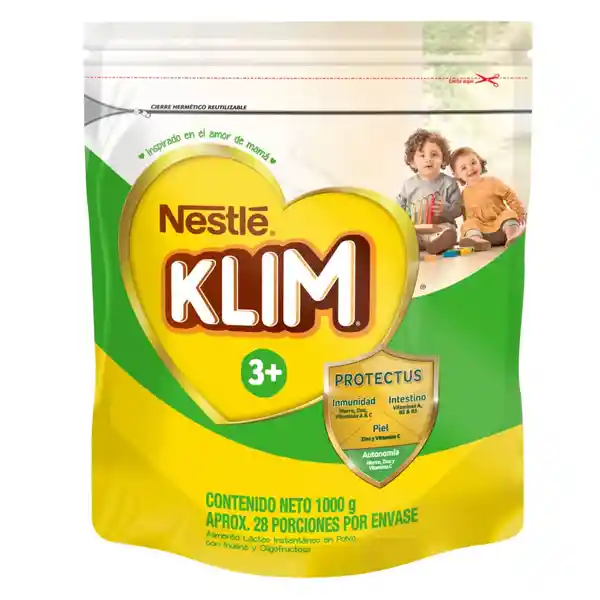 Alimento lácteo KLIM 3+ x 1000g