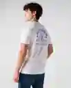 Camiseta Hombre Blanco Talla M 842G027_BLA114001 Americanino