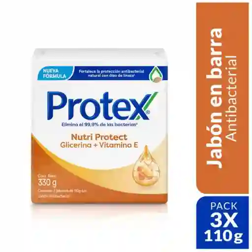 Protex Jabón Antibacterial Vitamina e 110 g