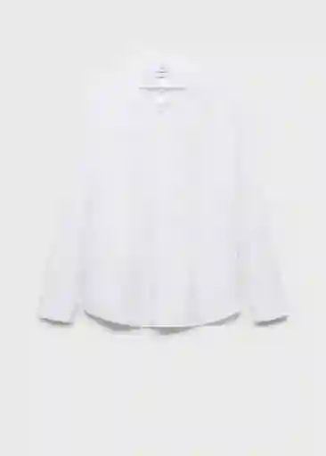 Camisa Masnou Blanco Talla M Hombre Mango