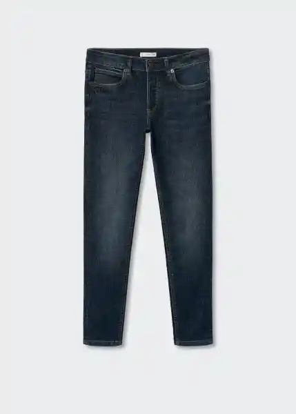 Jeans Slimtb Tejano Oscuro Talla 22 Teen Niños Mango