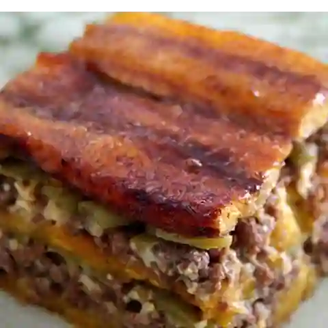 Lasagna de Platano con Carme + Bebida