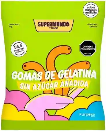 El Súper Mundo Goma Sin Azúcar Añadida Gusano