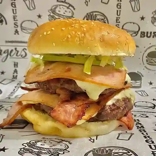 Hamburguesa Doble Carne Súper Especial