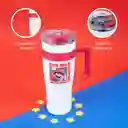 Vaso de Acero Serie Super Mario Bros Con Pitillo 1450 mL Miniso