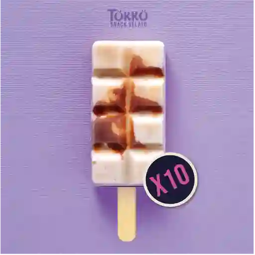 Pack x10 paletas de arequipe y alfajores