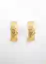 Pendientes Rula Oro Talla 99 Mujer Mango