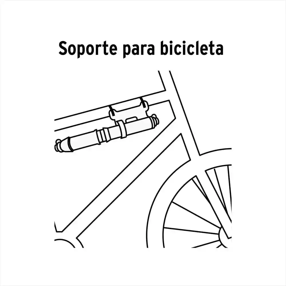 Truper Mini Bomba Manual Para Bicicleta Abatible 85Psi