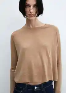 Buzo Jersey Lucca Camel Talla L Mujer Mango