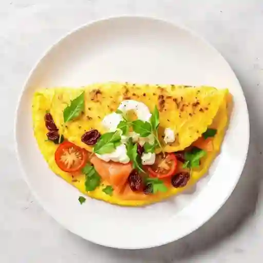Omelette Salmón Ahumado