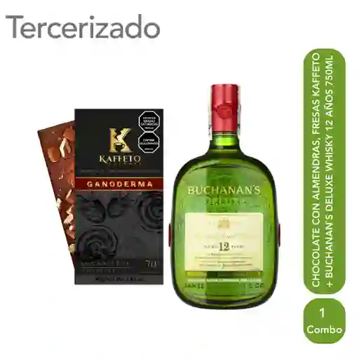 Combo Kaffeto Con Almendras Fresas + Buchanan`S Whisky 750 mL