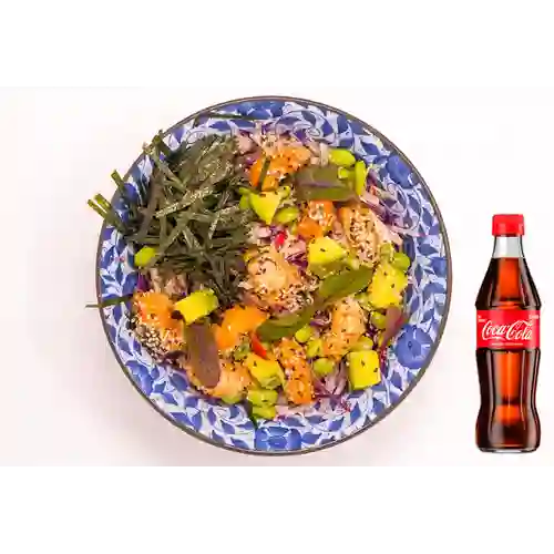 Combo Poke de Camarón Tempura +Cocacola Orig 300ML