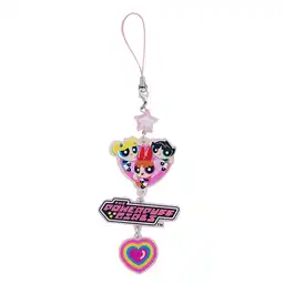 Llavero Con Corazón Serie Las Chicas Superpoderosas Rosa Miniso