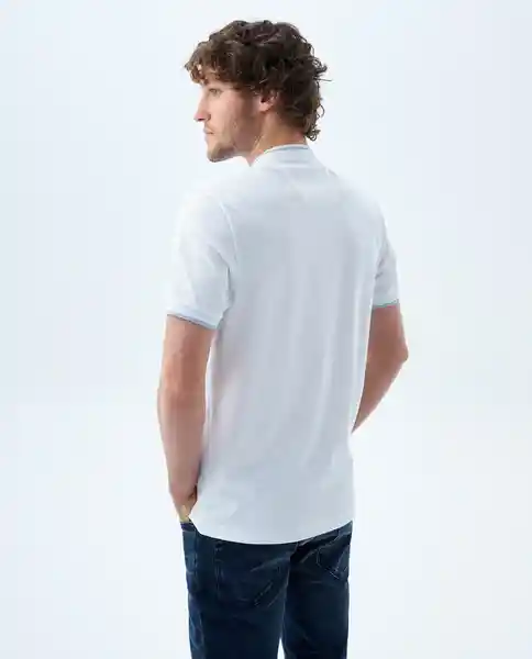 Camiseta Hombre Blanco Talla M 800G003_BLA110601 Americanino