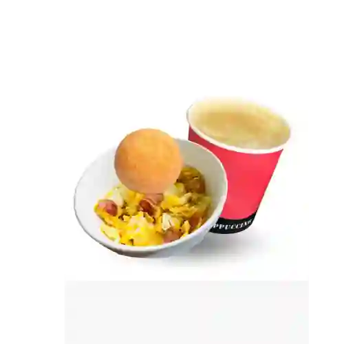 Desayuno Huevos Salchicha