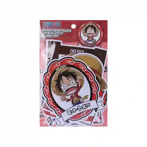 Calcomanía Luffy Serie One Piece Miniso