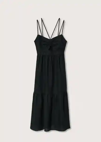 Vestido Roberta Negro Talla Xs Mujer Mango