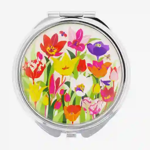 Pylones Espejo de Bolsillo Redondo Tulipes