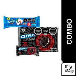 Combo Oreo Galleta + Oreo Galleta Doble Chocolate Coca-Cola