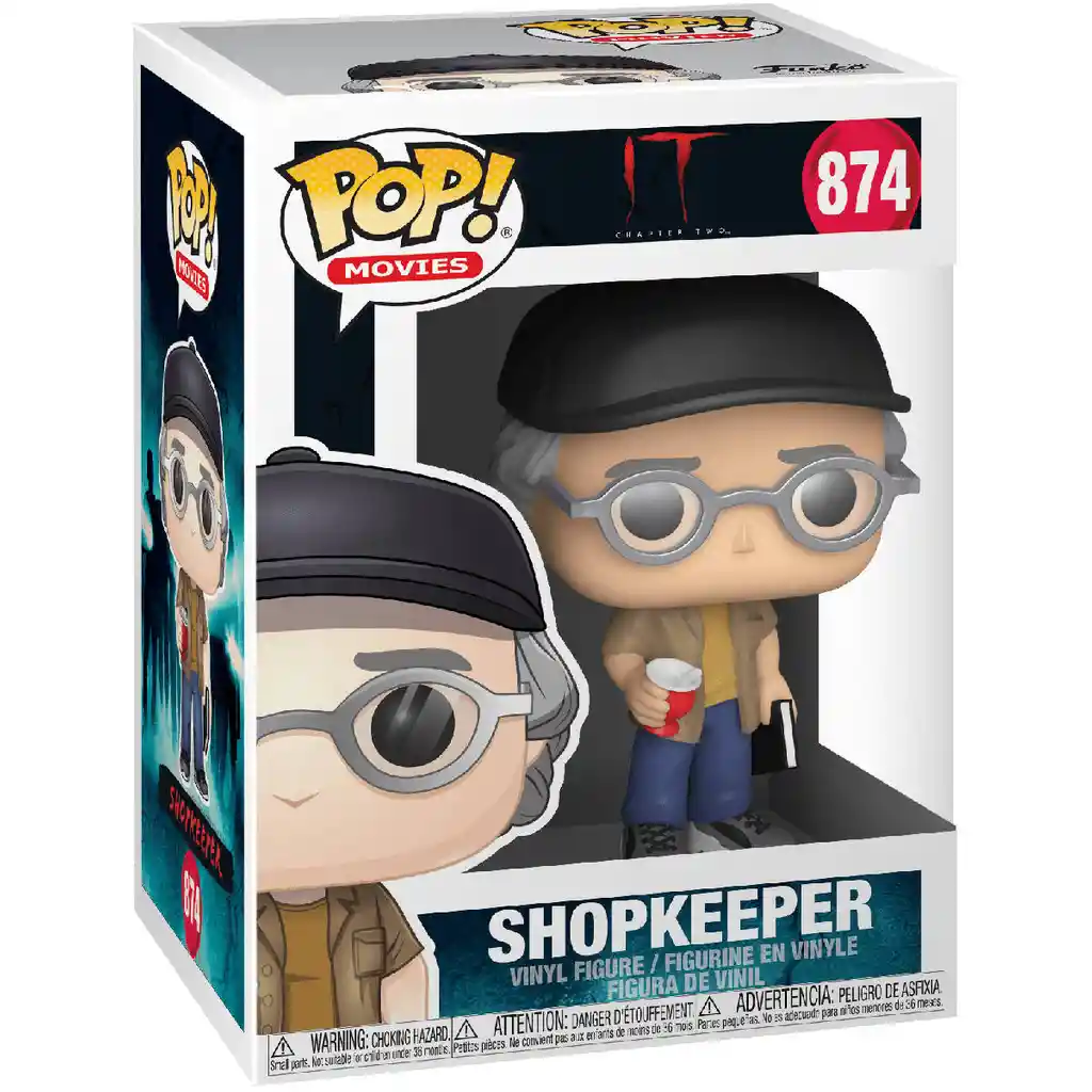 Funko Pop It 2 Shopkeeper Stephen King (874)