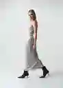 Vestido Gris Husky Claro Talla L Mujer 473G002 Naf Naf