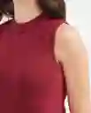 Top Tejido Soul Rojo Granada Oscuro Talla M Chevignon