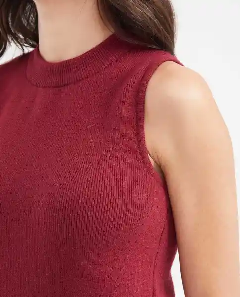 Top Tejido Soul Rojo Granada Oscuro Talla M Chevignon