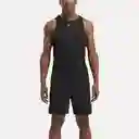 Reebok Short Speedwick Singlet Polos Hombre Negro Talla L