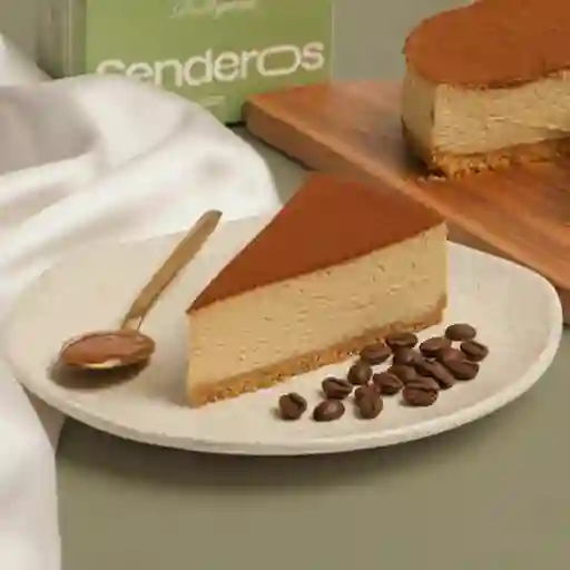Tarta de queso de tiramisu
